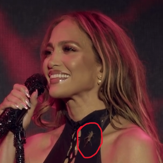Jennifer Lopez Stays Composed as Onstage Bug Crawls Up Her Neck