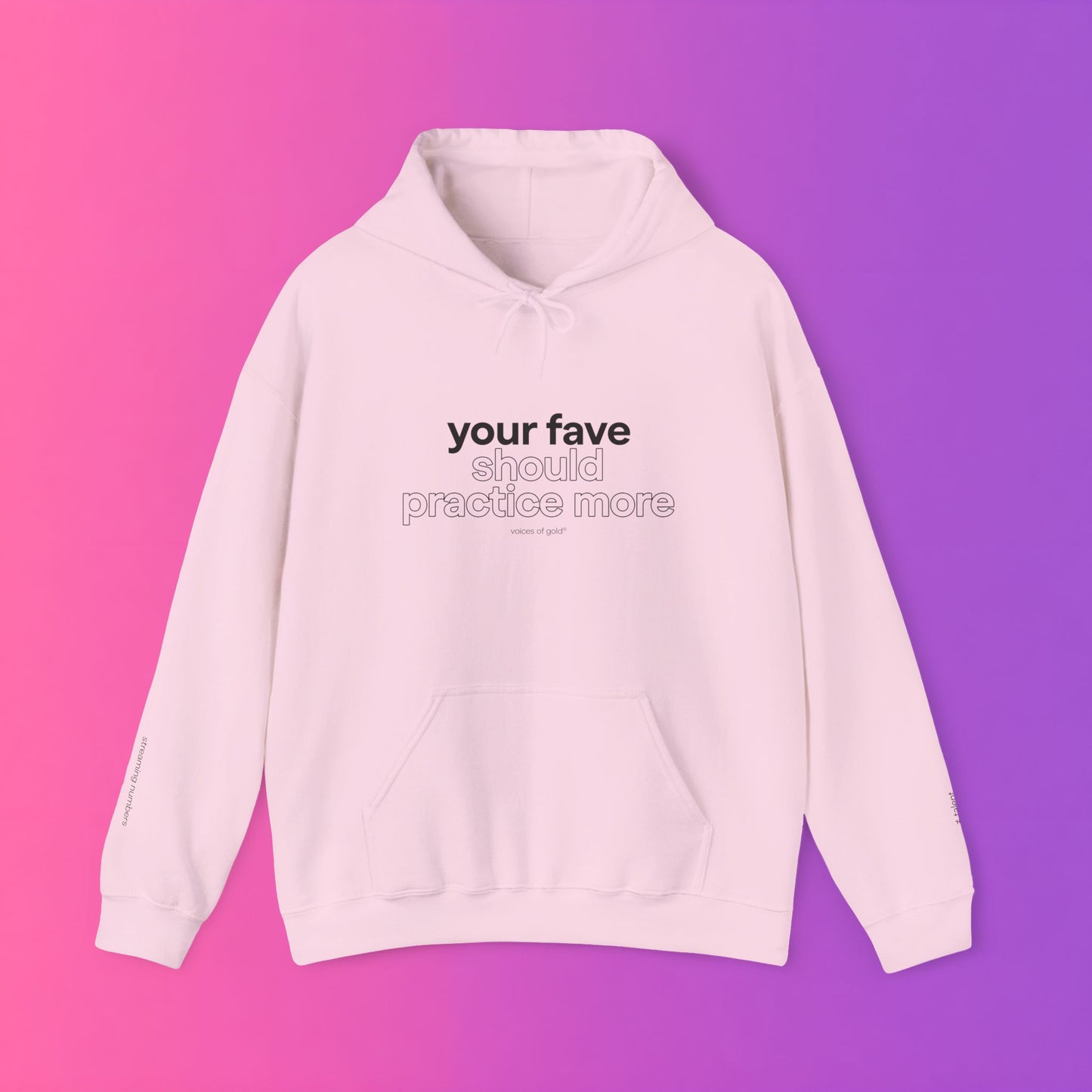 your fave should practice more Hoodie