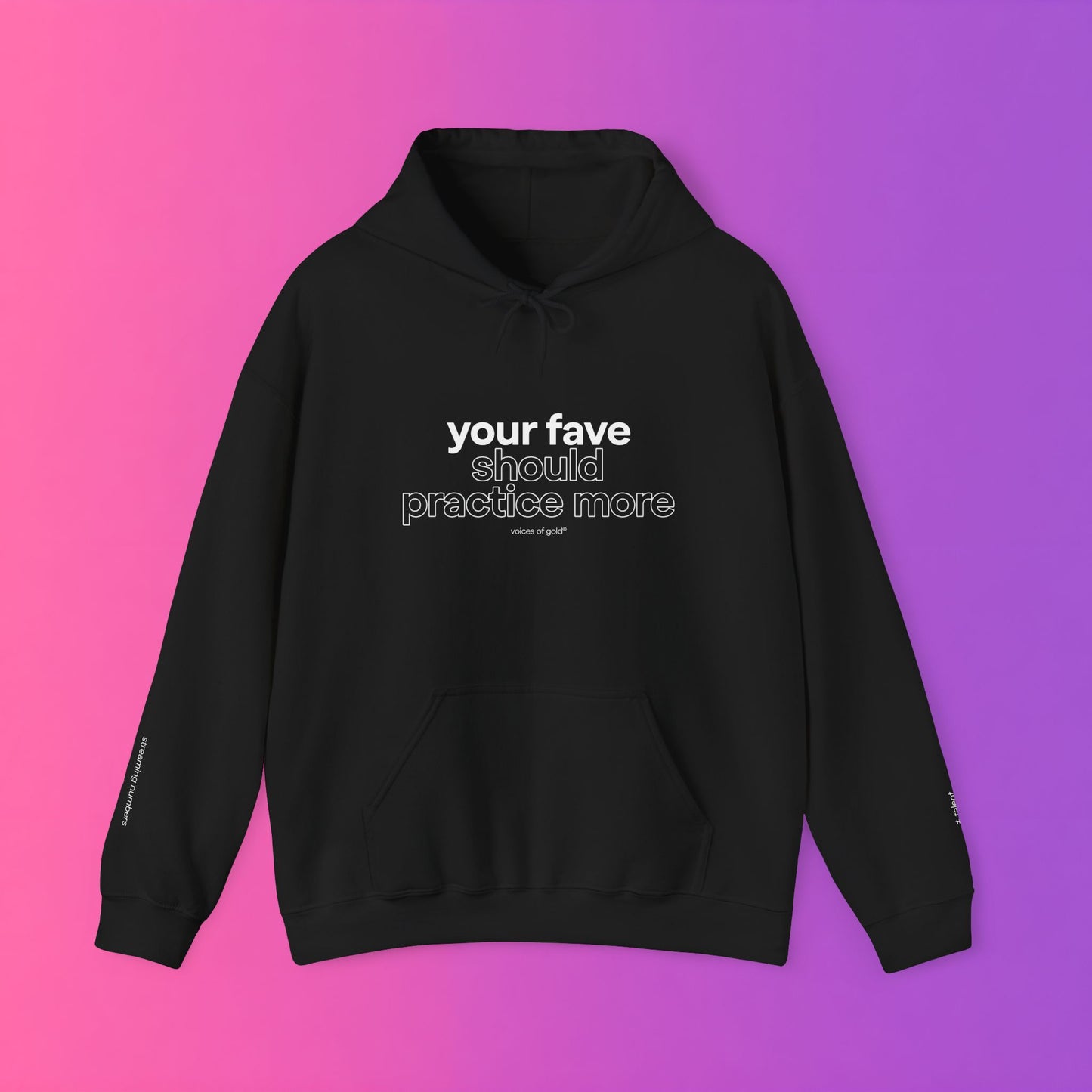 your fave should practice more Hoodie