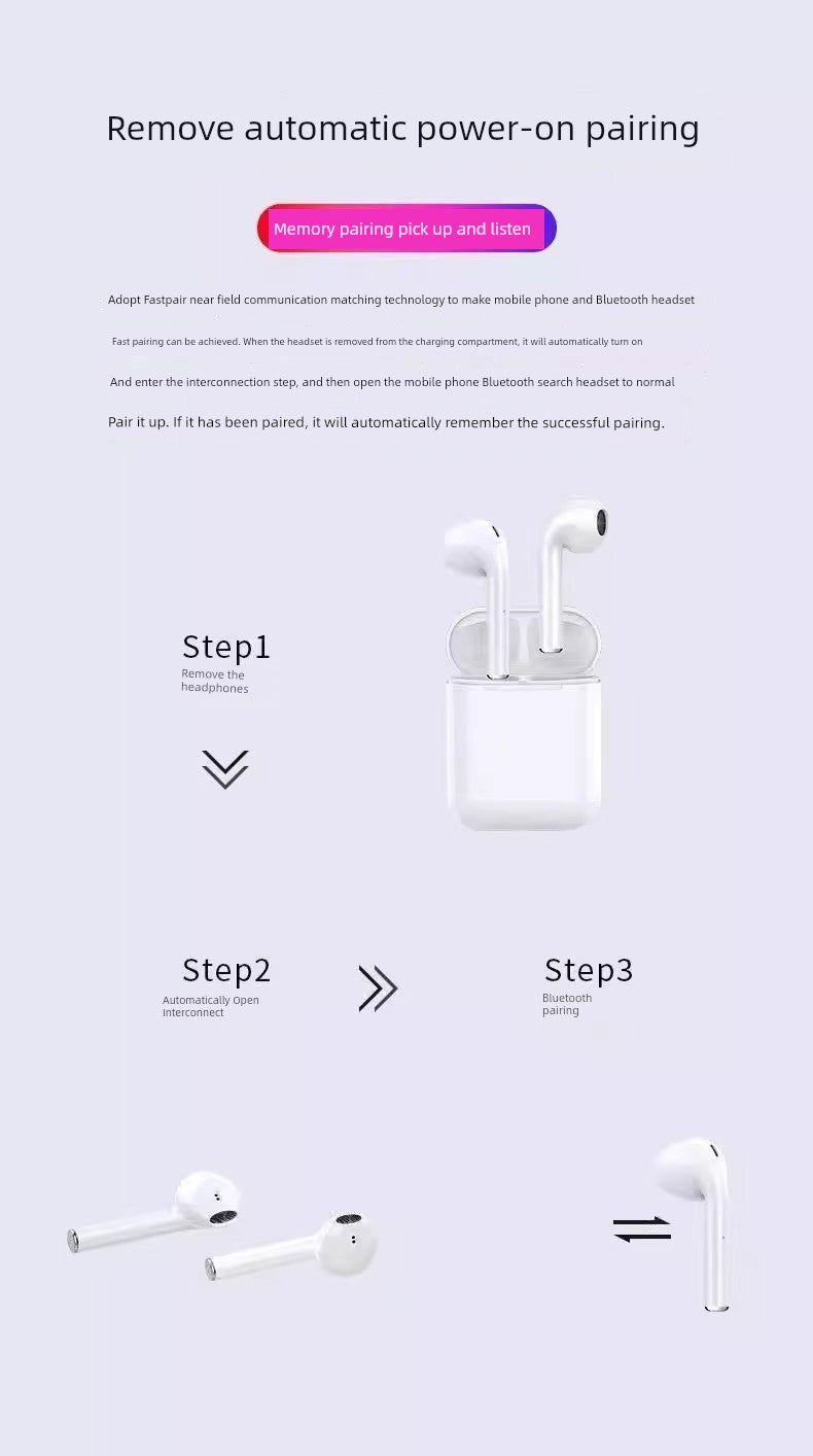Apple-Friendly Bluetooth Headset – 24H Battery, Crystal Calls