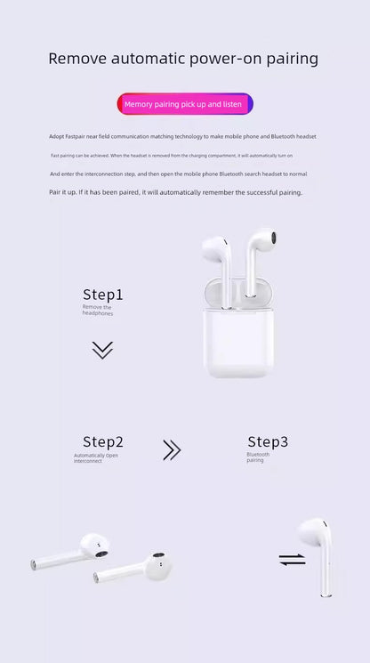 Apple-Friendly Bluetooth Headset – 24H Battery, Crystal Calls